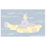 Litografía José A. Amuchástegui - Yellow Submarine (Art Text)