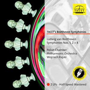 Tacet - TACET's Beethoven Symphonies -  Symphonies Nos. 1, 2 + 8 (Vinilo)